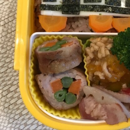 お弁当に作りました！
子どもにも好評でした^ ^